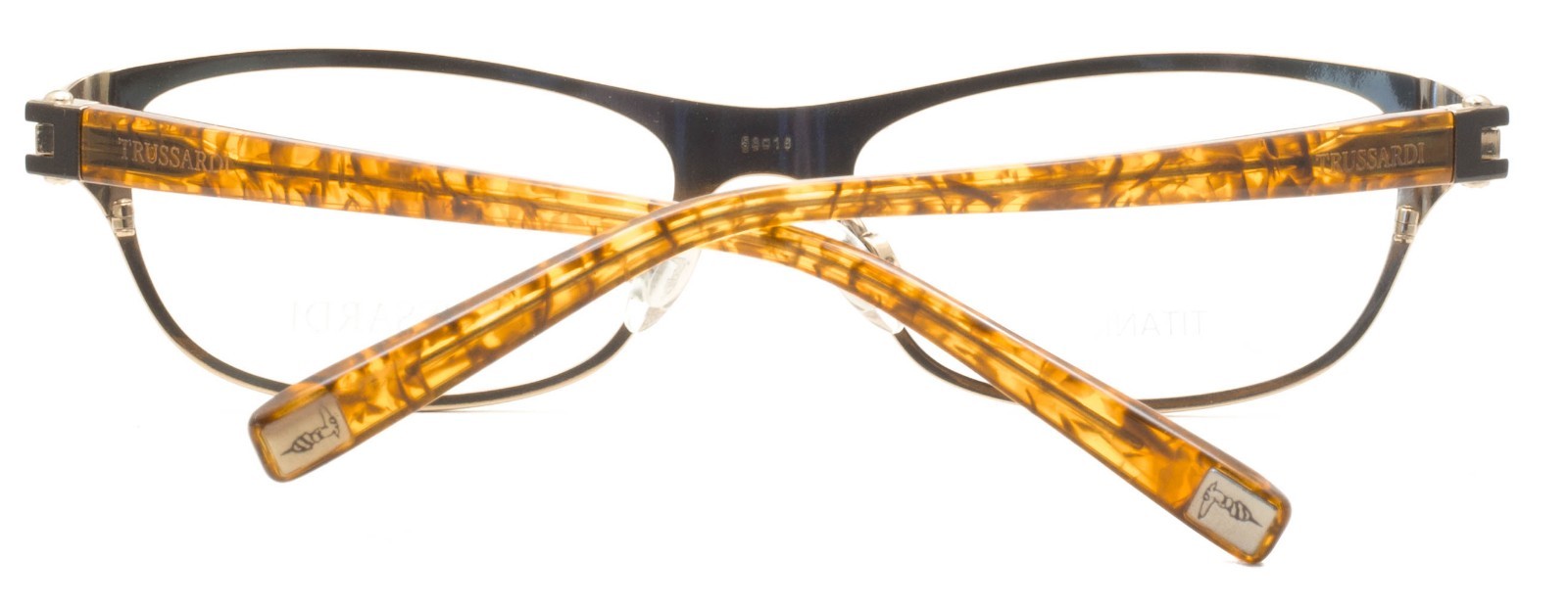 TRUSSARDI TR 12513 BR 53mm RX Optical Eyewear FRAMES Eyeglasses Glasses - Italy