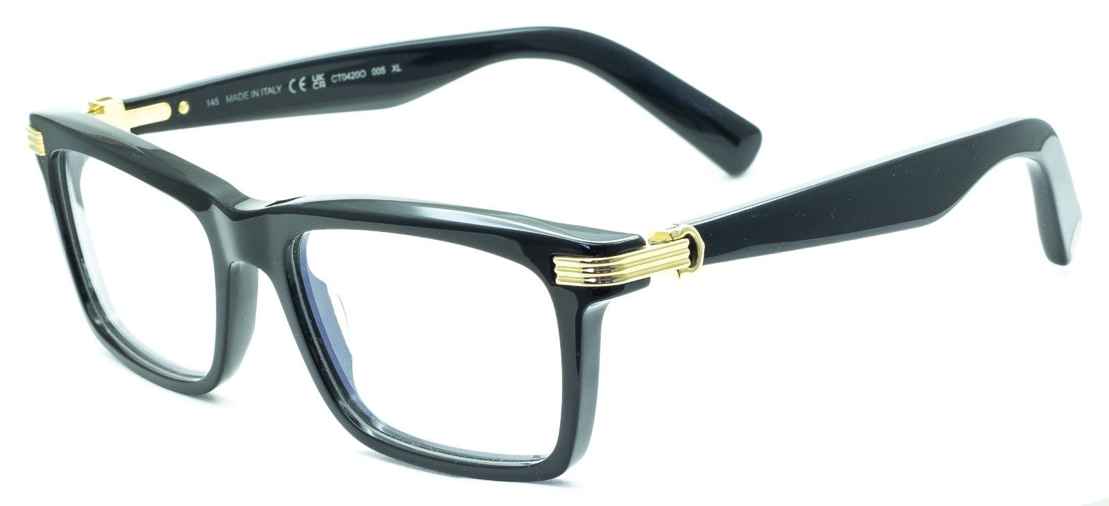 CARTIER CONTEMPORARY CT0420O 005 XL 56mm FRAMES RX Optical France Glasses -Italy