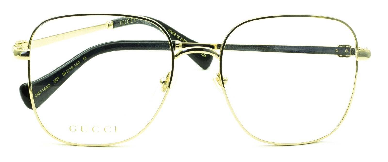 GUCCI GG 1144O 001 54mm Eyewear FRAMES Glasses RX Optical Eyeglasses - New Japan