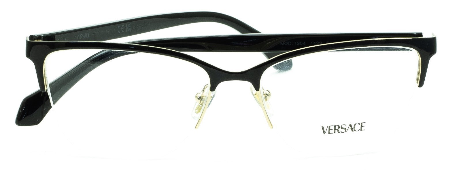 VERSACE MOD 1304 1433 52mm Eyewear FRAMES RX Optical Eyeglasses - New Italy