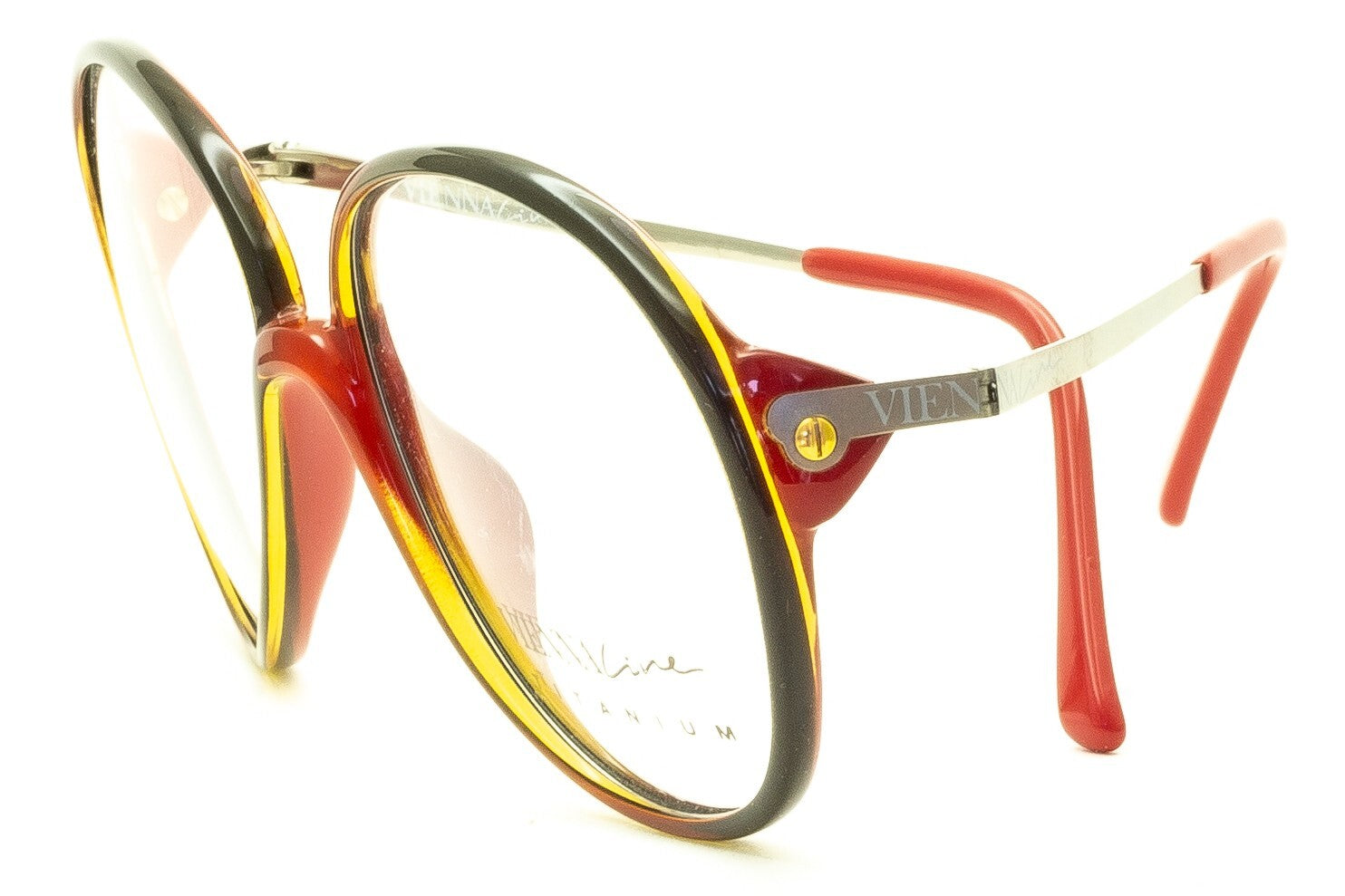 VIENNA LINE Titanium 1382 30 55mm Vintage RX Optical Eyewear FRAMES New -Austria