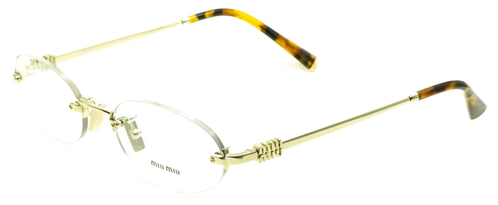 MIU MIU VMU 53W ZVN-1O1 53mm Eyewear FRAMES RX Optical Eyeglasses Glasses- Italy