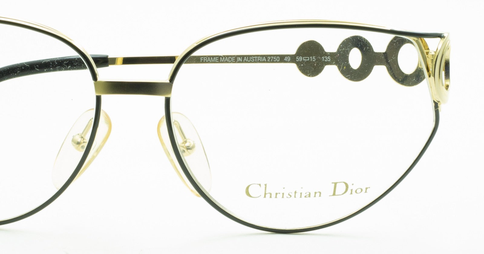 CHRISTIAN DIOR 2750 49 59mm Vintage Eyewear Glasses RX Optical FRAMES - Austria