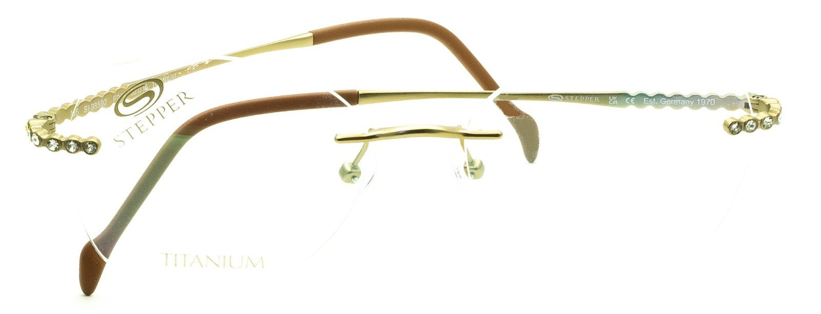 STEPPER SI-98592 F014 52mm Titanium Eyewear FRAMES RX Optical Eyeglasses Glasses