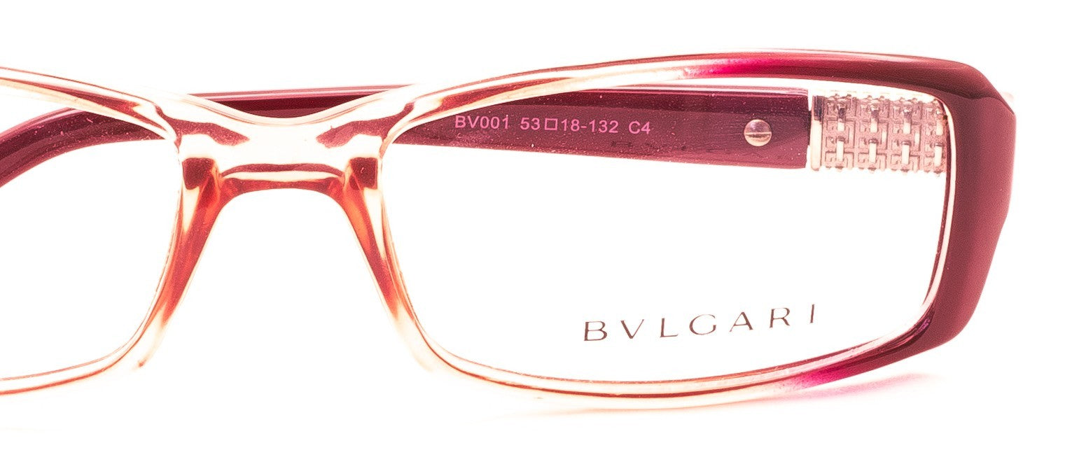 BVLGARI BV001 C4 53mm Eyewear Glasses RX Optical Eyeglasses FRAMES - New Italy