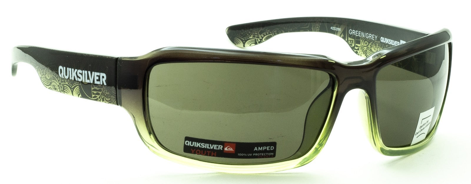 QUIKSILVER YOUTH KS4073-872 UV cat 3 AMPED Sunglasses Shades Glasses Eyewear New