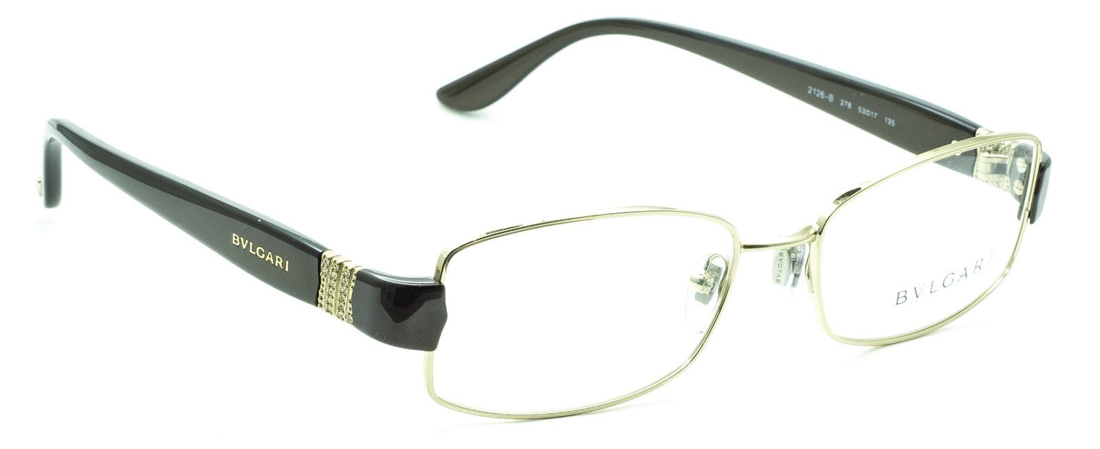 BVLGARI 2126-B 278 53mm Eyewear Glasses RX Optical Glasses FRAMES - New Italy