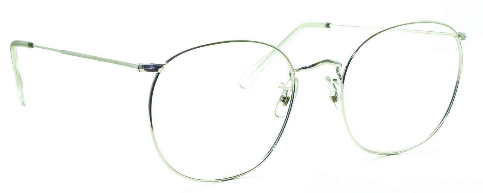 ALGHA (SAVILE ROW) 14KT GF Rhodium Quadra 53x20mm FRAMES RX Optical Glasses New