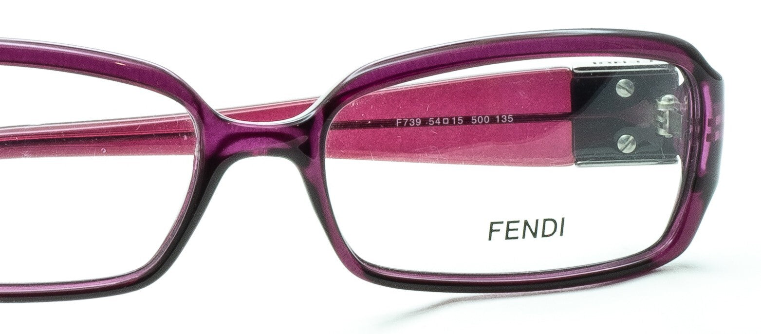 FENDI F739 500 54mm Eyewear RX Optical FRAMES Glasses Eyeglasses New - Italy