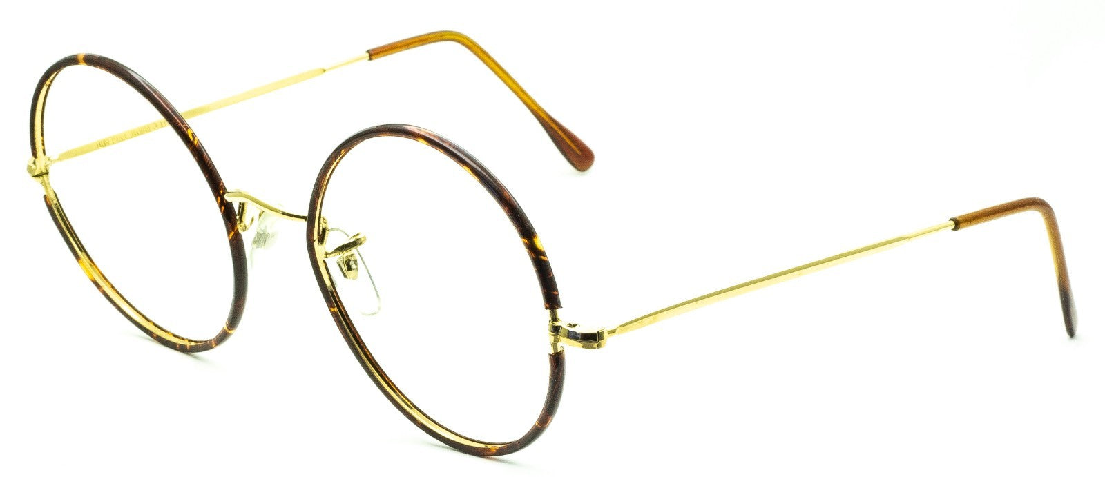 B.O.I.C. (SAVILE ROW) ENGLAND Gold 51x20mm Round RX Optical Frames Eyeglasses