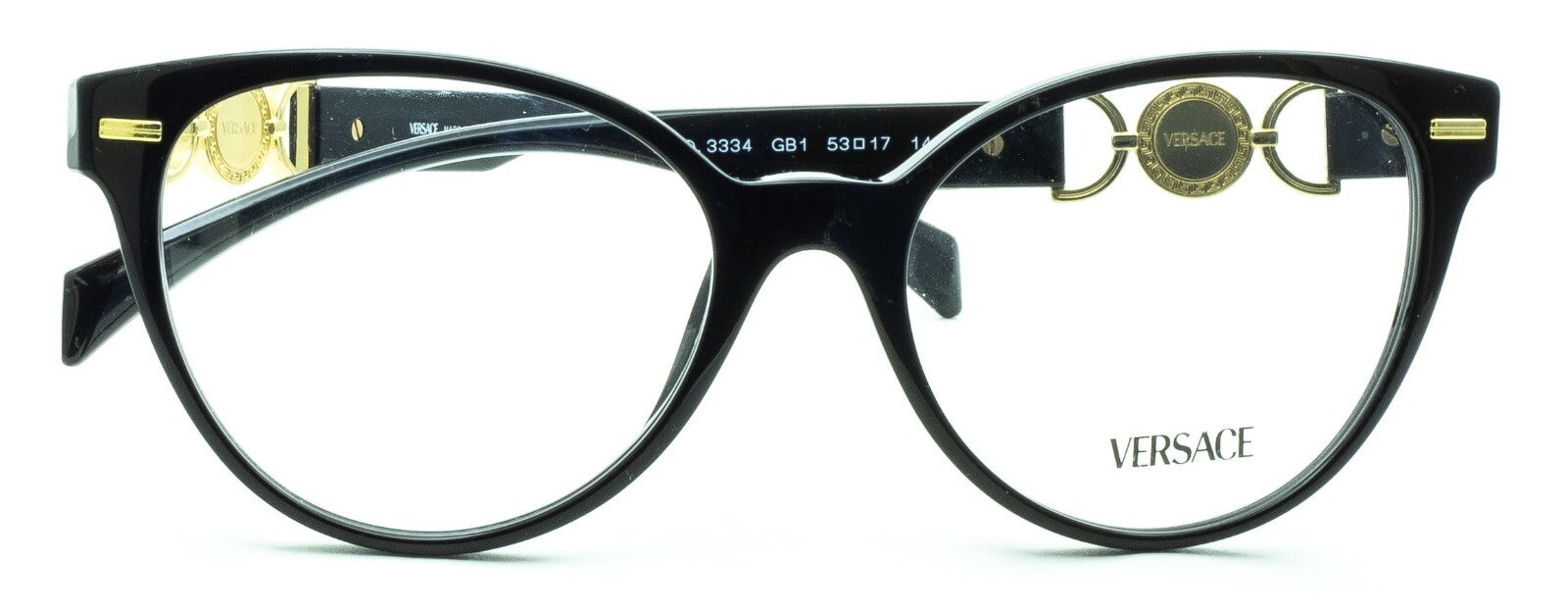 VERSACE MOD 3334 GB1 53mm Eyewear FRAMES Glasses RX Optical Eyeglasses - Italy