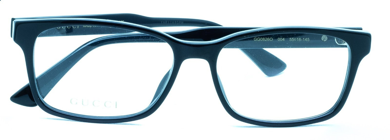 GUCCI GG 0826O 004 55mm Eyewear FRAMES Glasses RX Optical Eyeglasses New - Italy