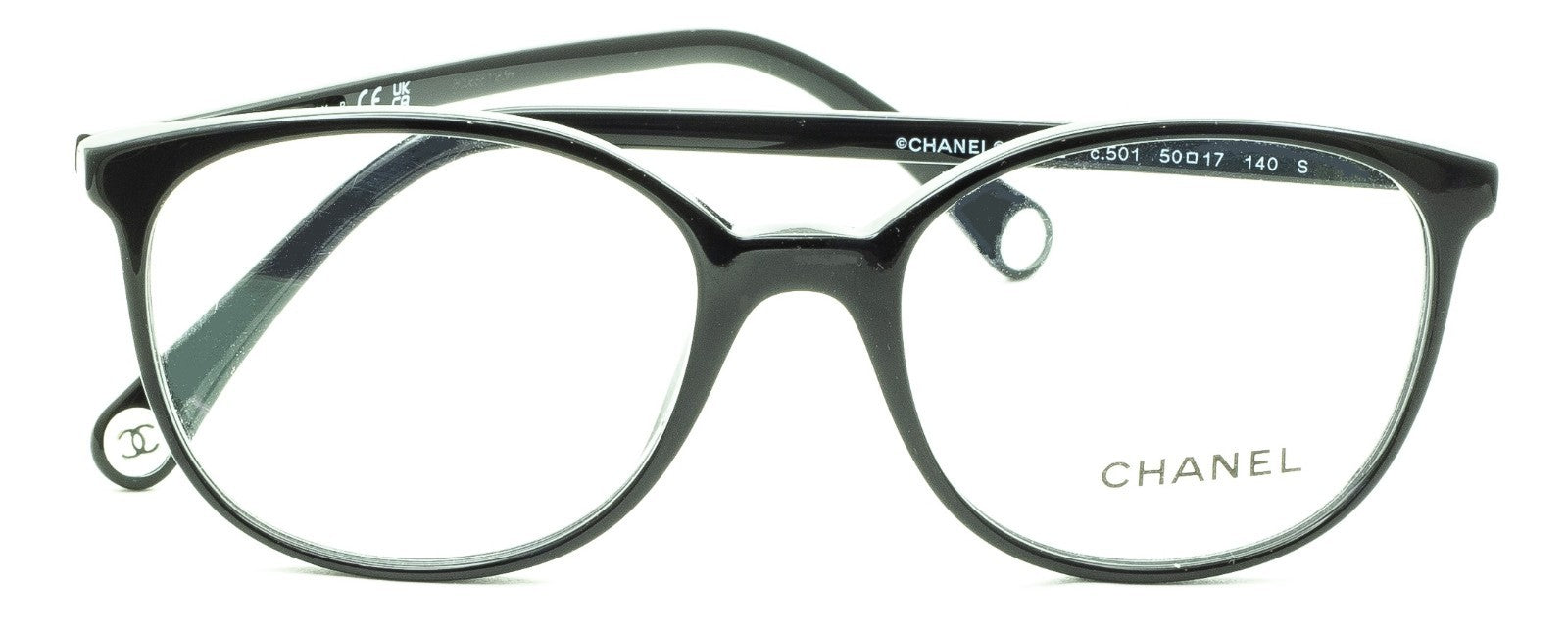 CHANEL 3432 c. 501 50mm Eyewear FRAMES Eyeglasses RX Optical Glasses - New Italy