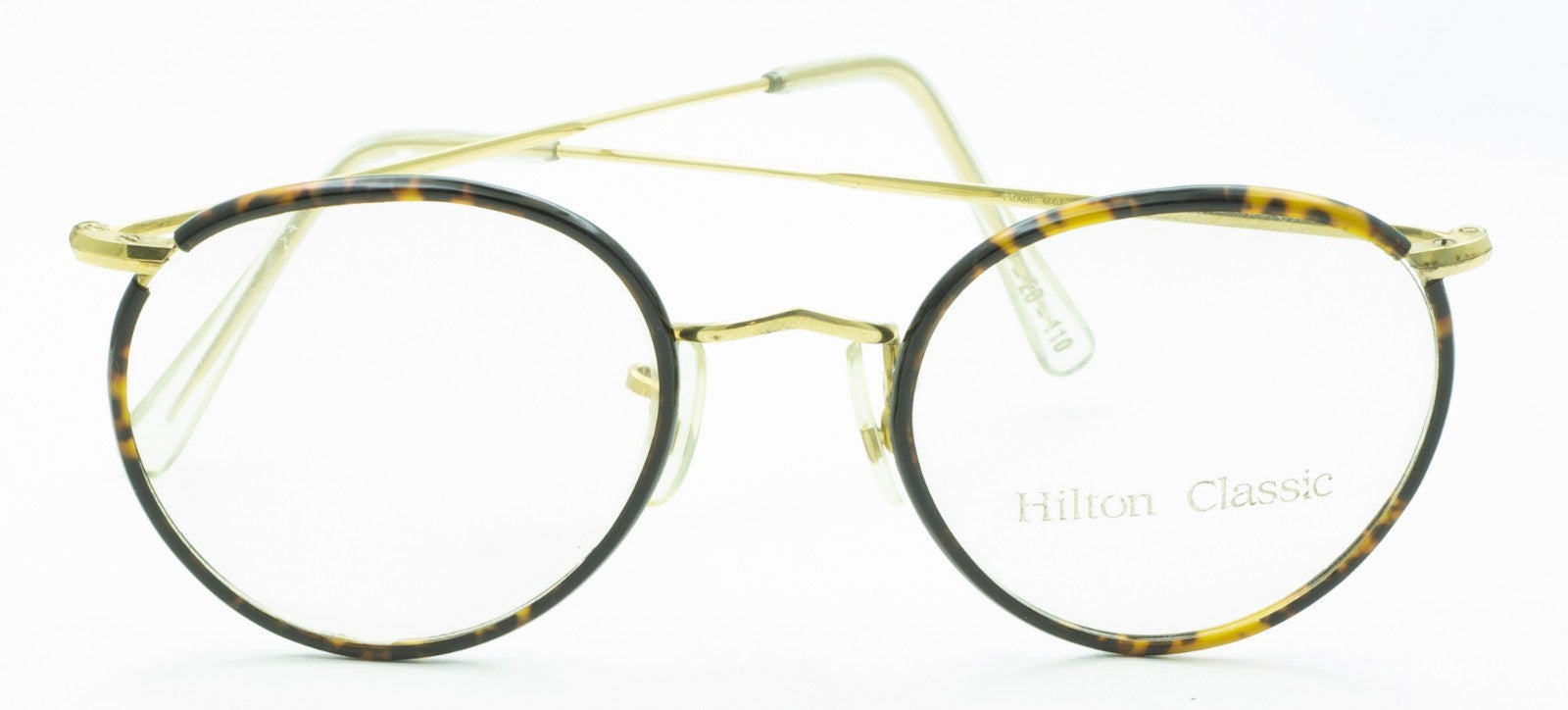 HILTON CLASSIC 1 (SAVILE ROW) Panto Tortoise 47x20mm Eyewear RX Optical - NOS