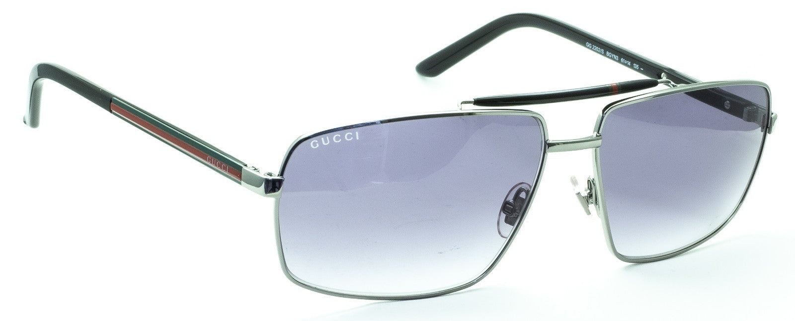 GUCCI GG 2202/S BGYN3 61mm Vintage Sunglasses Shades Eyewear FRAMES New - Italy