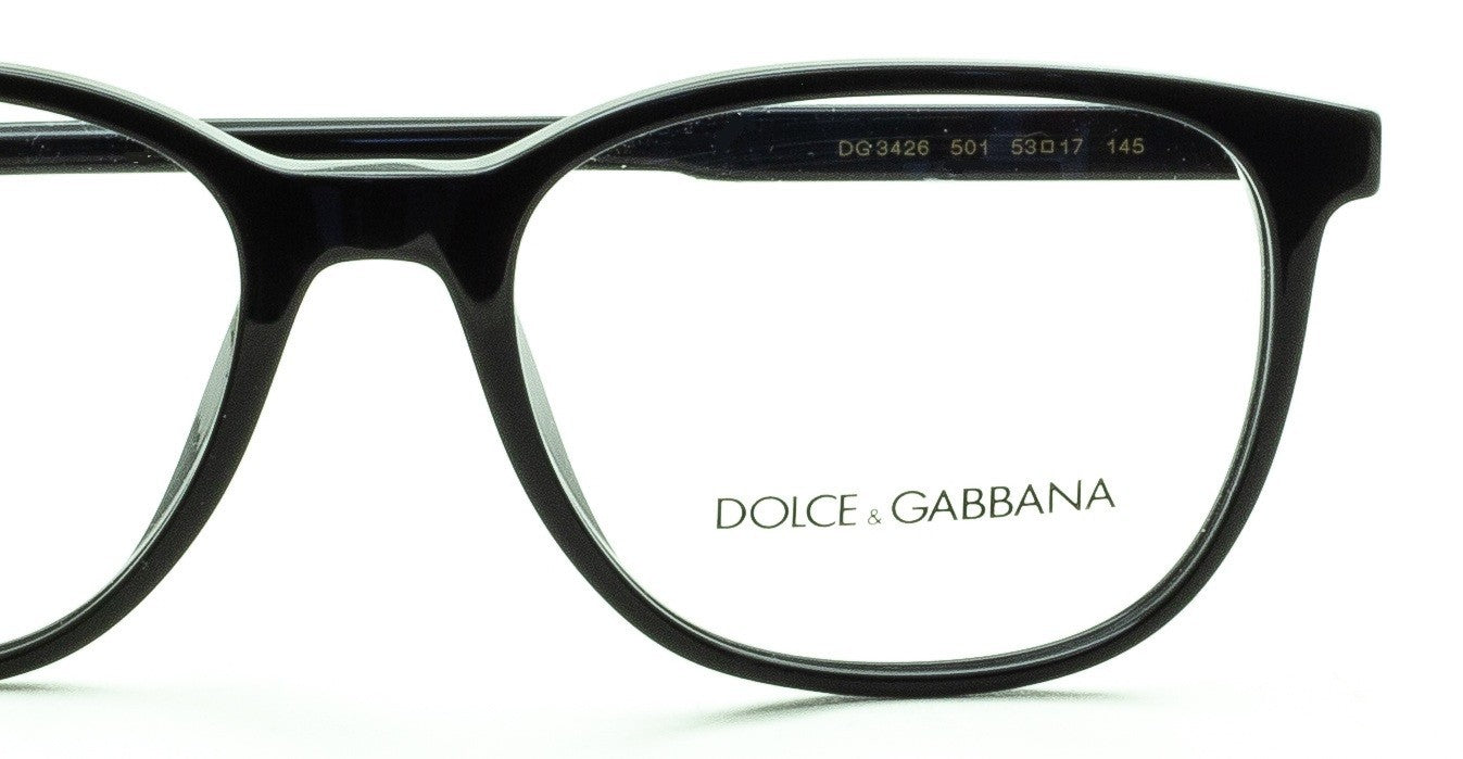 Dolce & Gabbana DG 3426 501 53mm Eyeglasses RX Optical Glasses Frames New -Italy