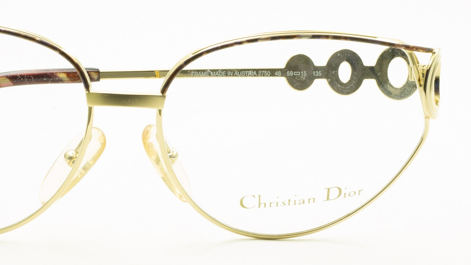 CHRISTIAN DIOR 2750 48 59mm Vintage Eyewear Glasses RX Optical FRAMES - Austria