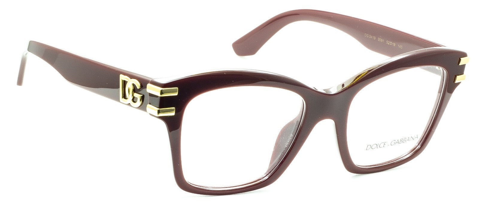 Dolce & Gabbana DG 3419 3091 52mm Eyeglasses RX Optical Glasses Frames New Italy
