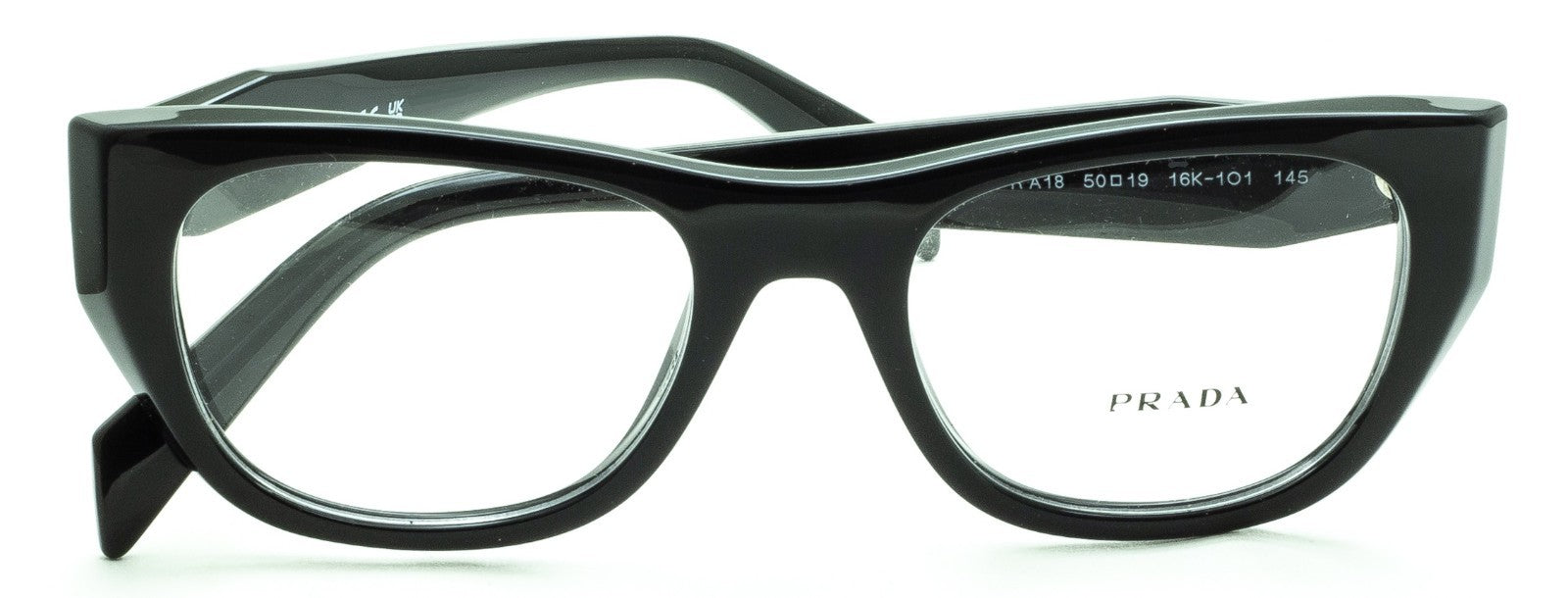 PRADA VPR A18 16K-1O1 50mm Eyewear FRAMES RX Optical Eyeglasses Glasses - Italy