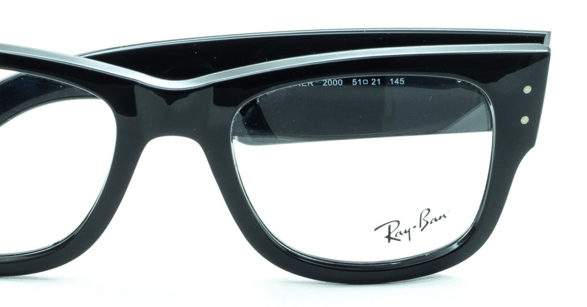 RAYBAN RB 0840V 2000 Mega Wayfarer 51mm RX Optical Glasses Frames Eyewear - New