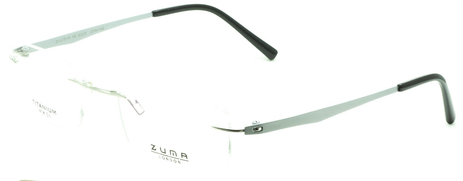 ZUMA LONDON 414 ND SLV/2 53mm Titanium Eyewear FRAMES RX Optical Eyeglasses -New