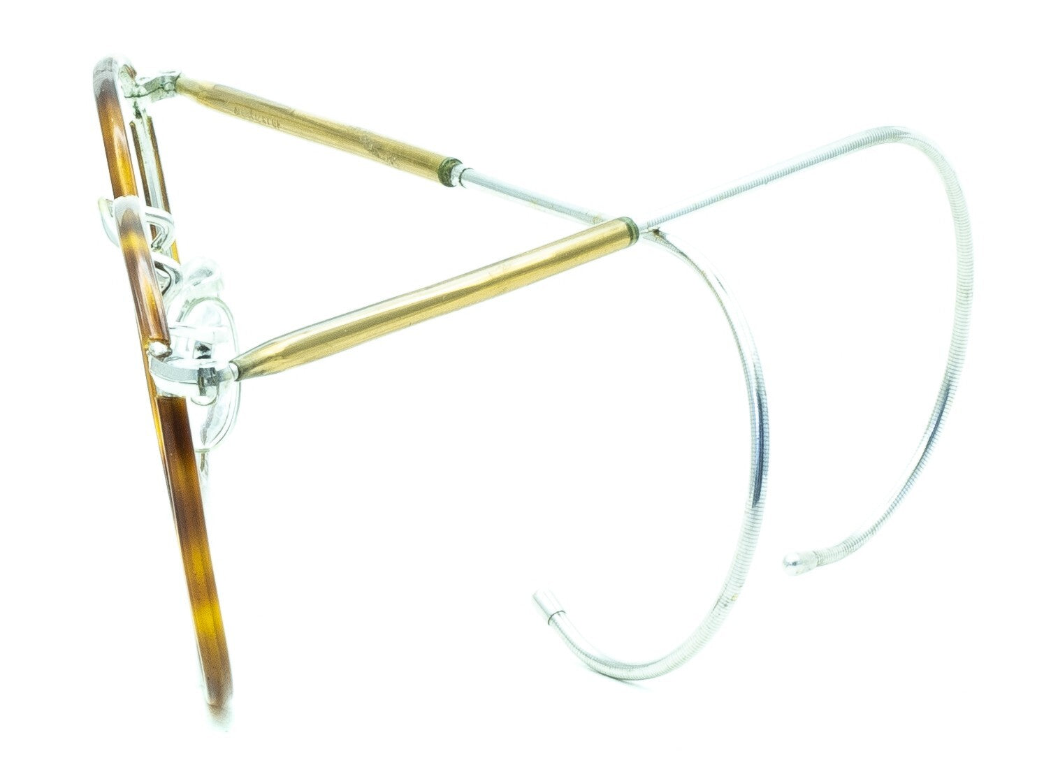 ALGHA (SAVILE ROW) Quadra Rhodium Blond 48x22mm Frames RX Optical Glasses - New