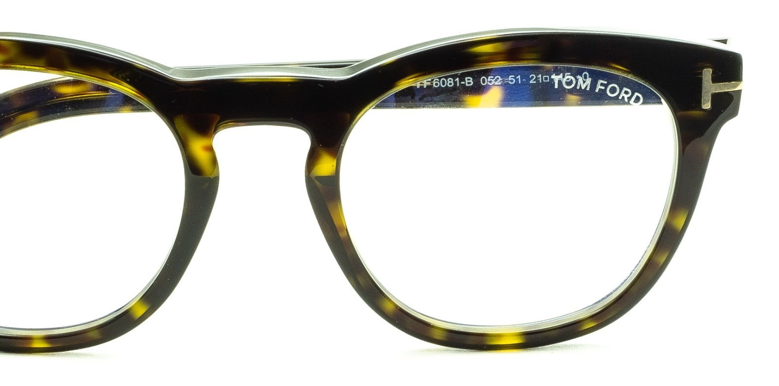 TOM FORD TF6081-B 052 51mm Blue Block Glasses Frames Eyewear RX - New Italy