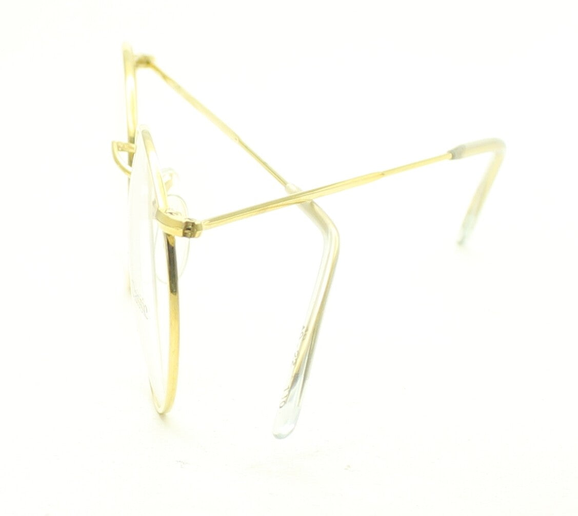 Hilton Classic 1 (SAVILE ROW) Panto Gold 49x20mm FRAMES RX Optical Glasses - NOS