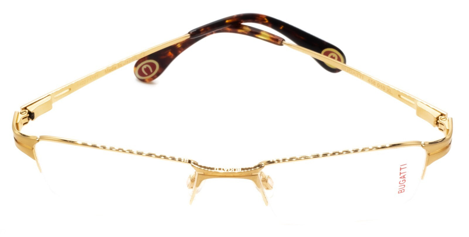 ETTORE BUGATTI 456 010 XL 1402/1166 55mm RX Optical FRAMES Eyeglasses New Japan