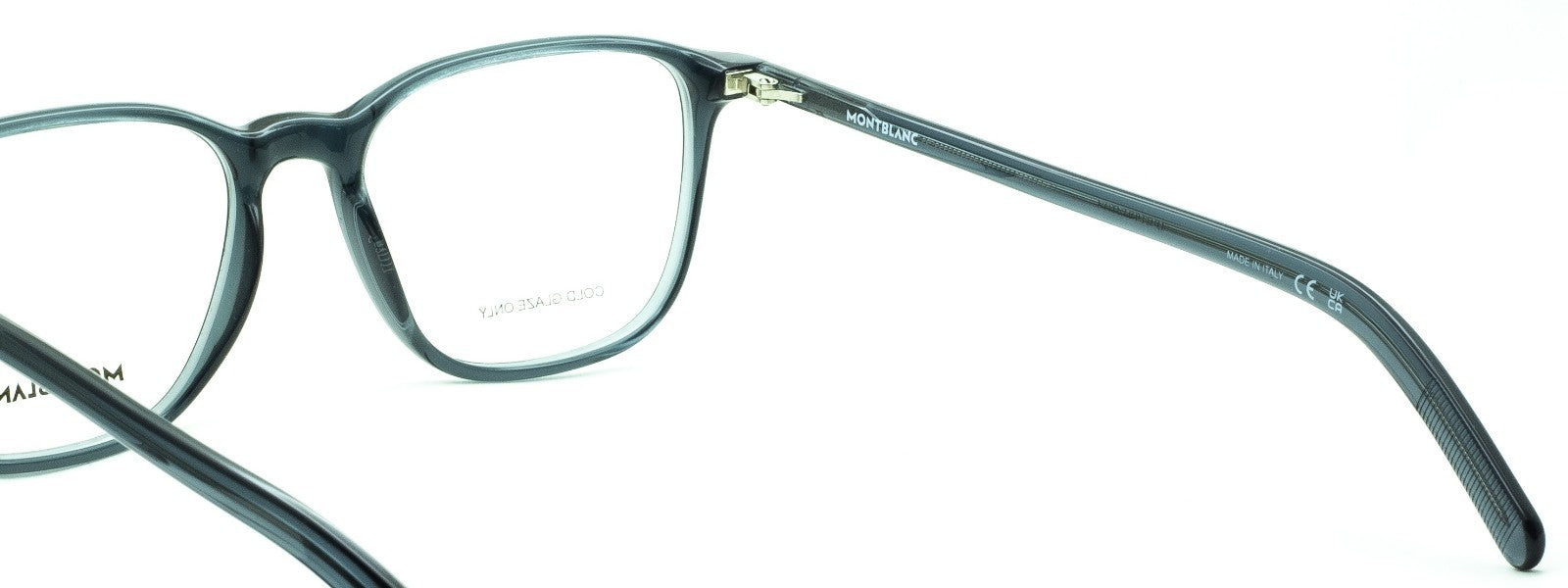 MONT BLANC MB0386O 002 52mm Eyewear FRAMES RX Optical Glasses Eyeglasses - Italy