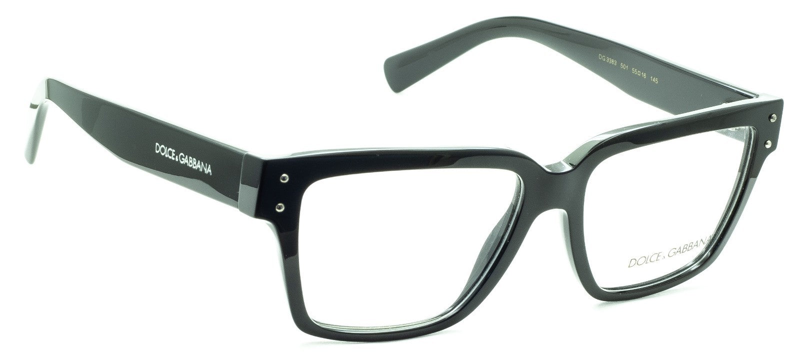 Dolce & Gabbana DG 3383 501 55mm Eyeglasses RX Optical Glasses Frames New Italy