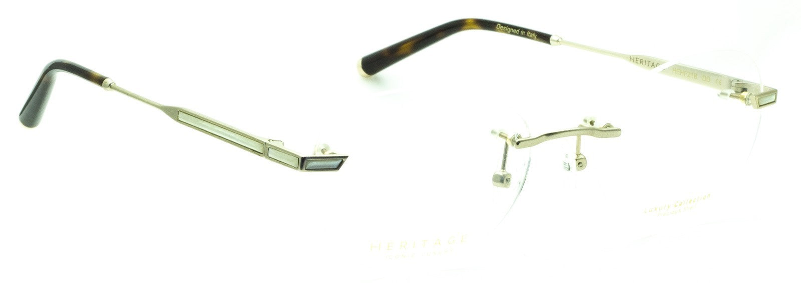 HERITAGE Iconic Luxury HEHF218 DD 52mm Eyewear FRAMES RX Optical Glasses - New