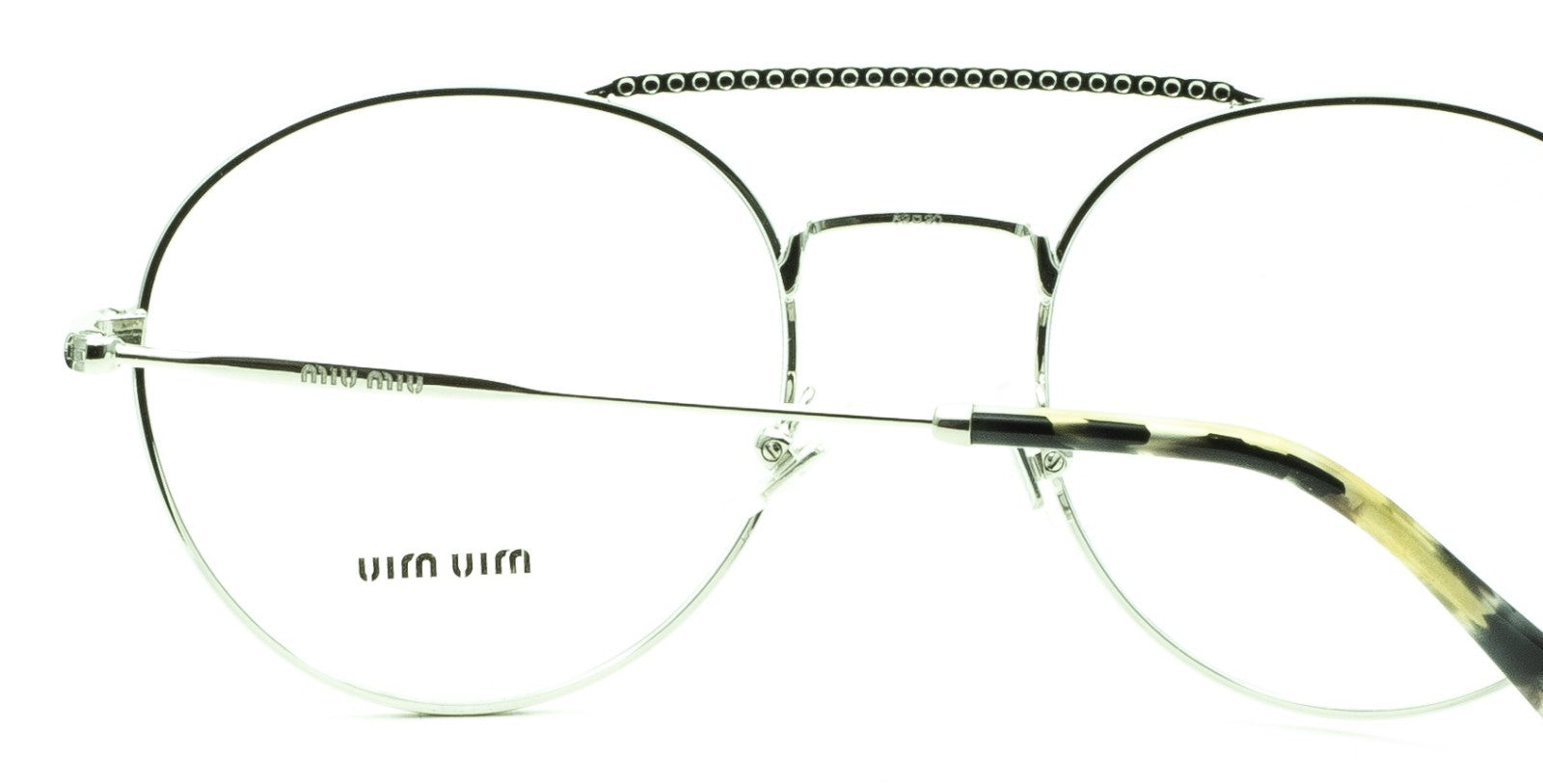 MIU MIU VMU 51R 1BC-1O1 52mm Eyewear FRAMES RX Optical Eyeglasses Glasses- Italy