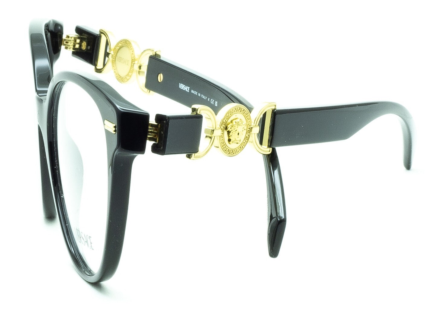 VERSACE MOD 3334 GB1 53mm Eyewear FRAMES Glasses RX Optical Eyeglasses - Italy