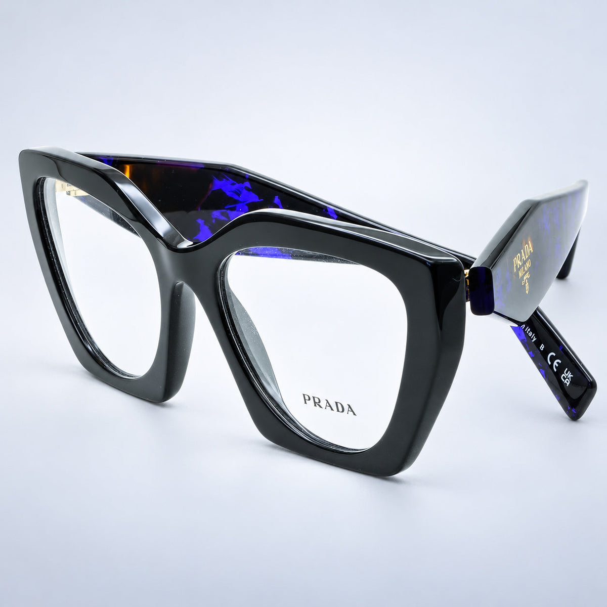 PRADA VPR 09Y 19S-1O1 54mm Eyewear FRAMES RX Optical Eyeglasses Glasses NewItaly