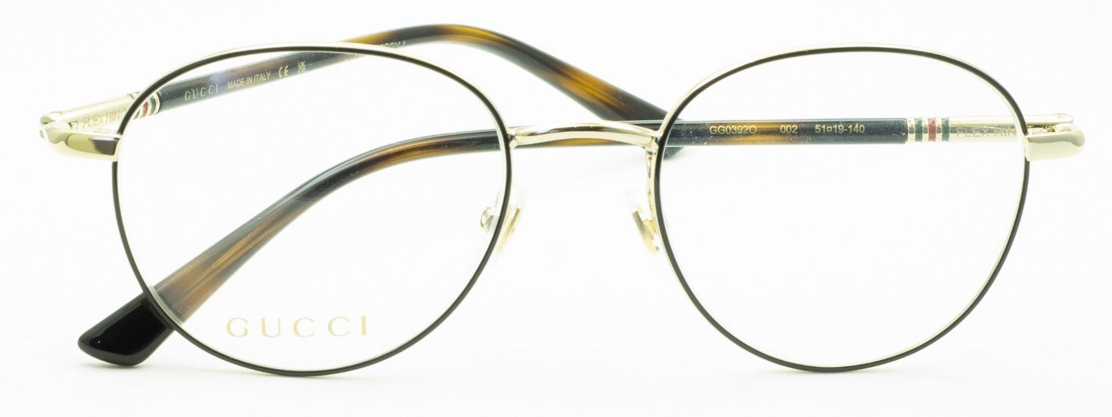 GUCCI GG 0392O 002 51mm Eyewear FRAMES Glasses RX Optical Eyeglasses - New Italy