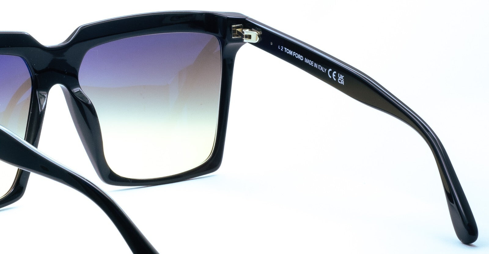 TOM FORD TF764 01B Sabrina-02 58mm Eyewear SUNGLASSES Shades New BNIB - Italy