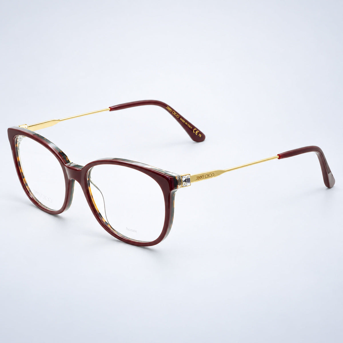 JIMMY CHOO JC 302 1GR 55mm Eyewear Glasses RX Optical Glasses FRAMES New Italy