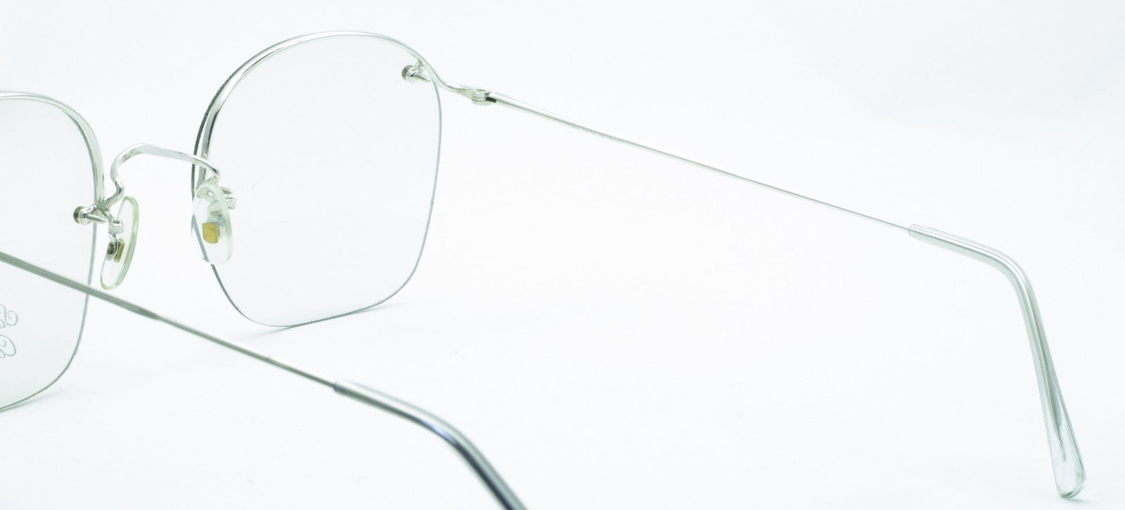 SAVILE ROW ENGLAND Rimway Rhodium 54x22mm Eyewear FRAMES RX Optical - New NOS