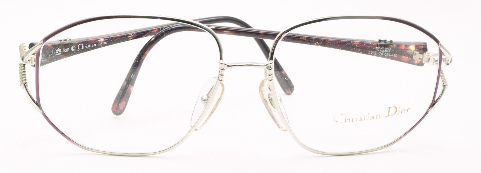 CHRISTIAN DIOR 2492 78 59mm Vintage Eyewear Glasses RX Optical FRAMES - Austria