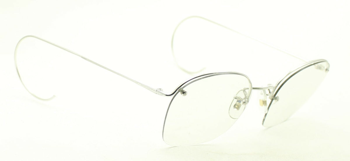 SAVILE ROW ENGLAND Rimway Rhodium 48x18mm Eyewear FRAMES RX Optical Eyeglasses