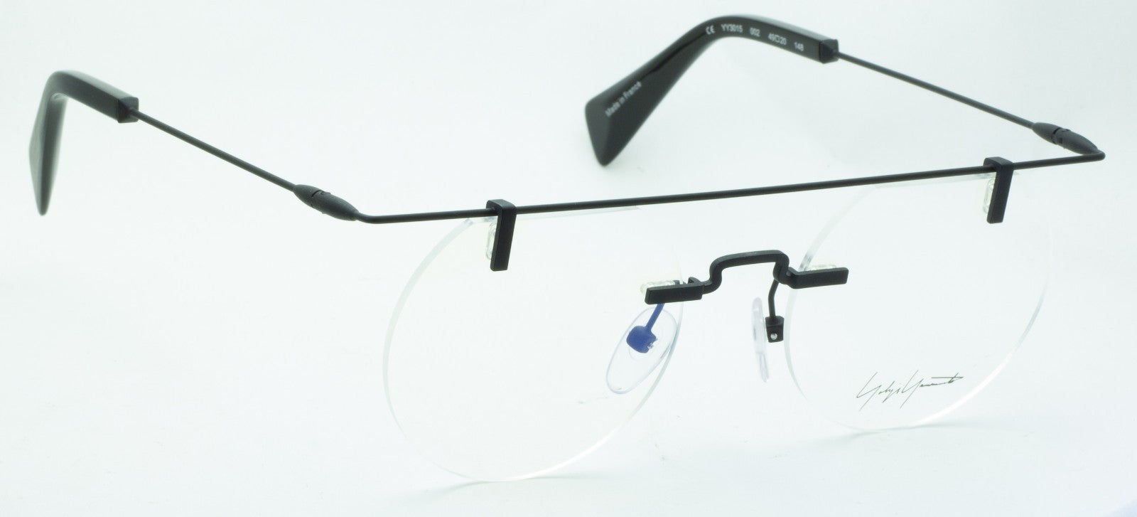 YOHJI YAMAMOTO YY3015 002 49mm Eyewear Eyeglasses Frames RX Optical - New France