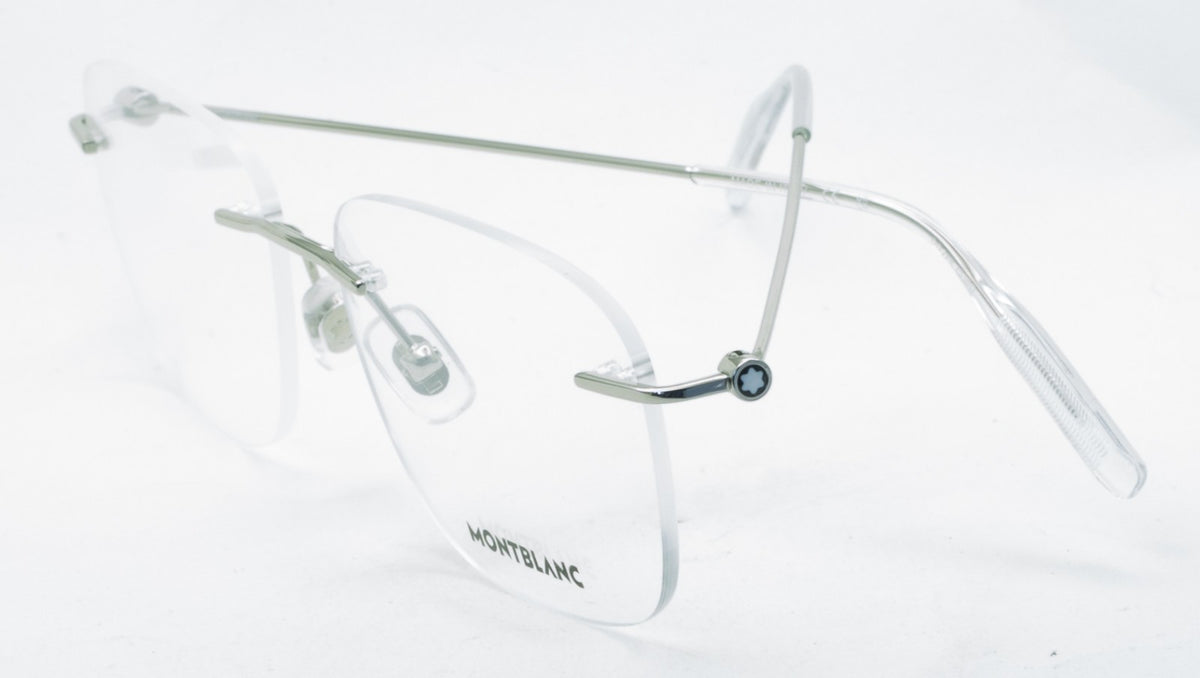 MONT BLANC MB0075O 003 56mm Eyewear FRAMES RX Optical Glasses - New BNIB Italy