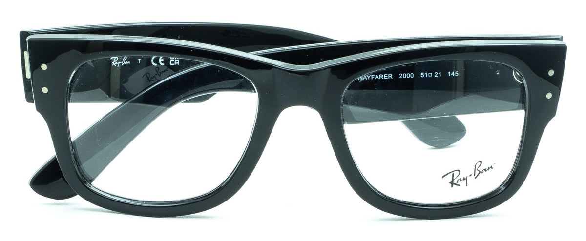 RAYBAN RB 0840V 2000 Mega Wayfarer 51mm RX Optical Glasses Frames Eyewear - New