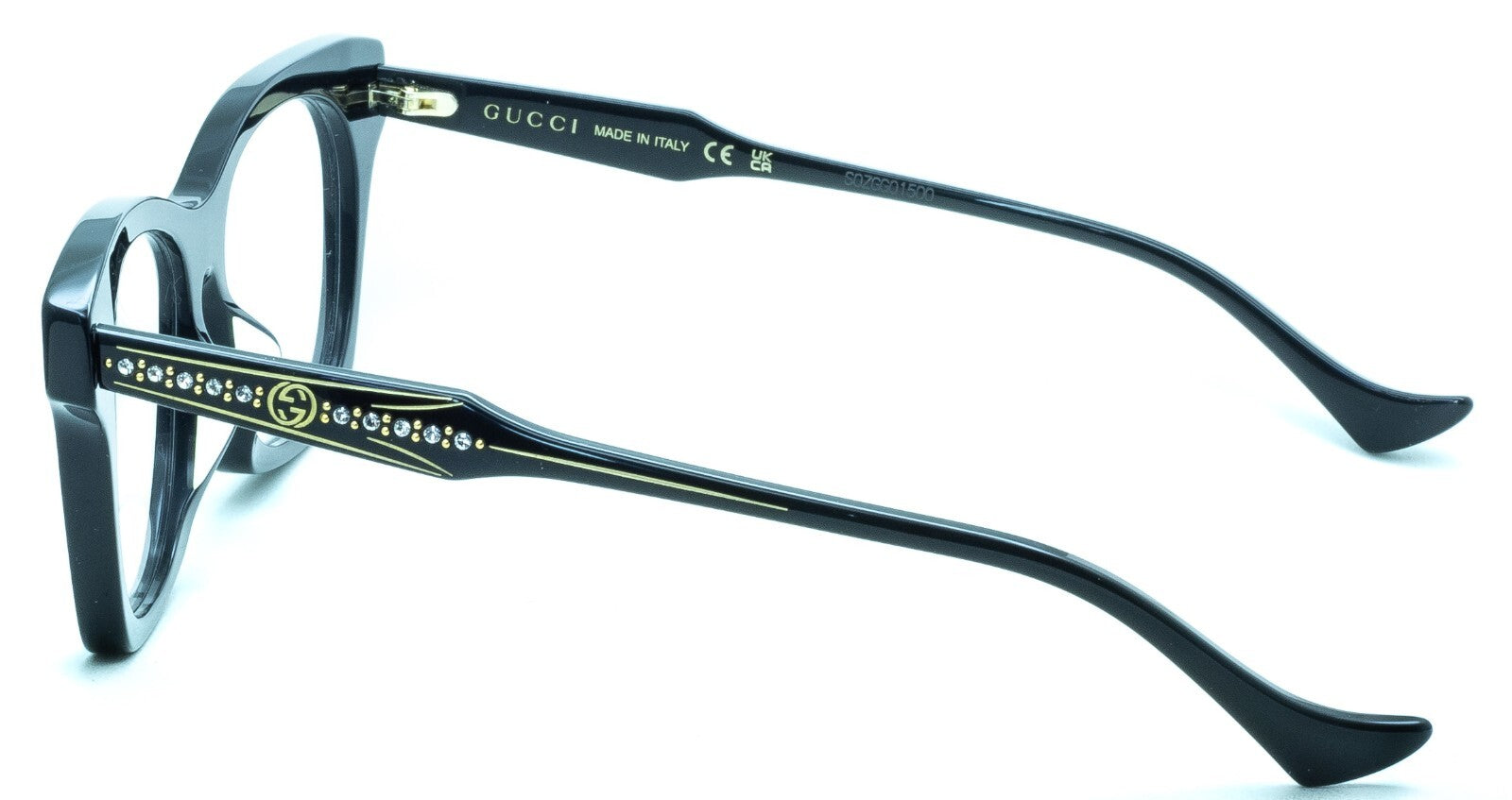 GUCCI GG1299O 001 55mm Eyewear FRAMES Glasses RX Optical Eyeglasses New - Italy