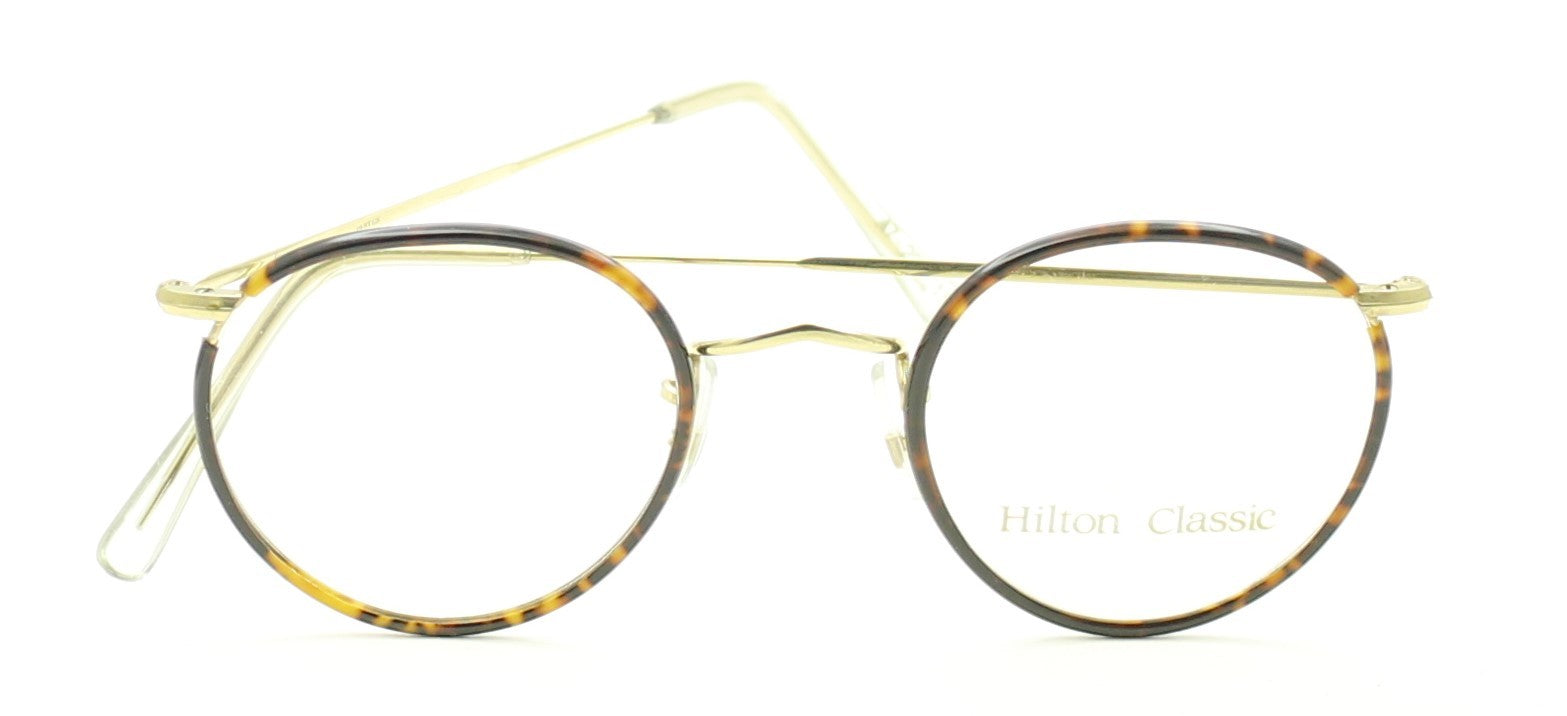 HILTON CLASSIC 1 (SAVILE ROW) Panto Tortoise 47x22mm Eyewear RX Optical - NOS