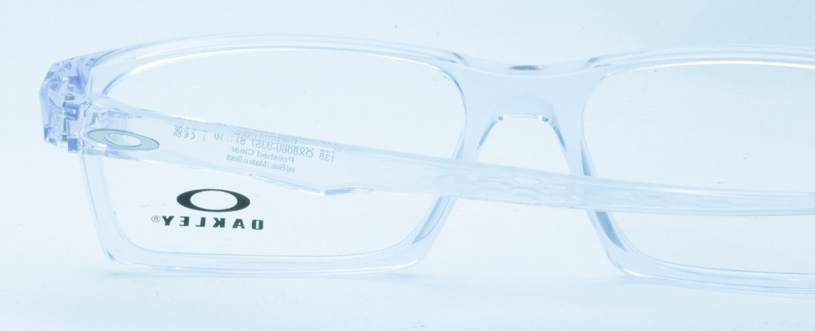 OAKLEY OVERHEAD OX8060-0357 Clear 57mm Eyewear RX Optical Glasses - New Brazil