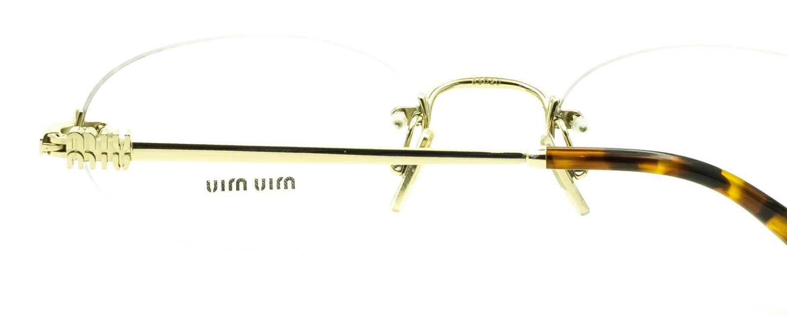 MIU MIU VMU 53W ZVN-1O1 53mm Eyewear FRAMES RX Optical Eyeglasses Glasses- Italy
