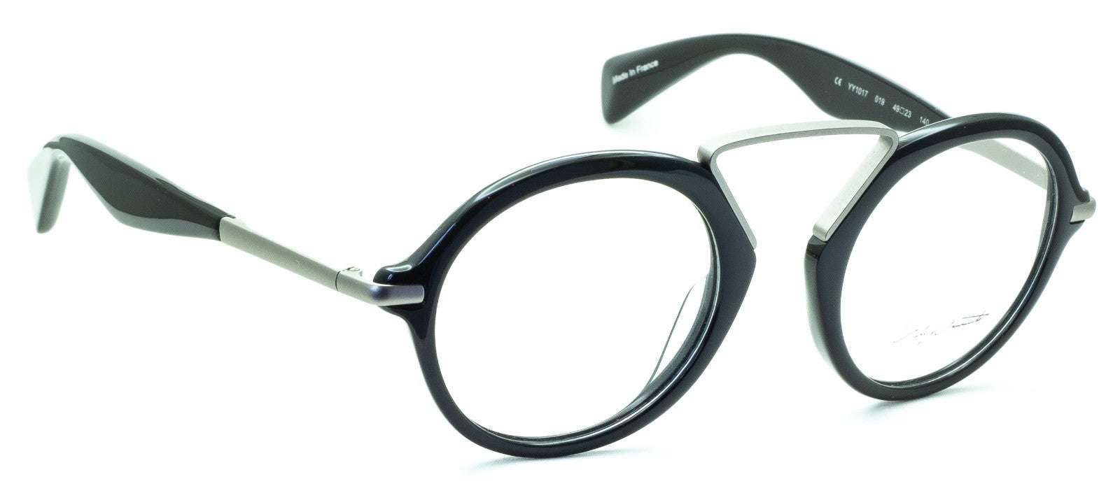 YOHJI YAMAMOTO YY1017 019 49mm Eyewear Eyeglasses Frames RX Optical - New France