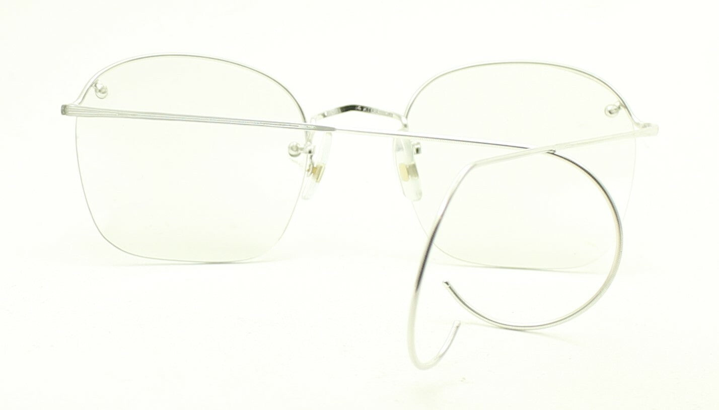 SAVILE ROW ENGLAND Rimway Rhodium 52x20mm Eyewear FRAMES RX Optical Eyeglasses